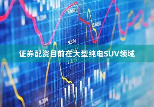 证券配资目前在大型纯电SUV领域